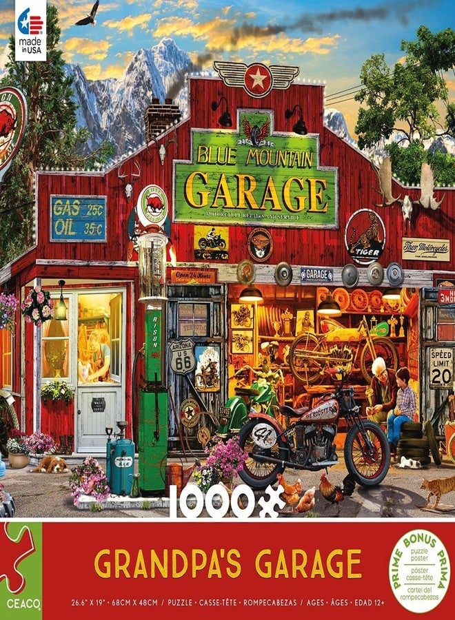 سيكو أحجية الصور المقطوعة Ceaco - كراج الجد - 1000 قطعة - Image 2